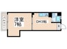 三田向原コーポ（108） 1DKの間取り