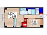 レスポワール 1LDKの間取り