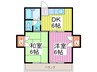 Ｌ・ＭＡＩＳＯＮ　Ａ棟／Ｂ棟 2DKの間取り