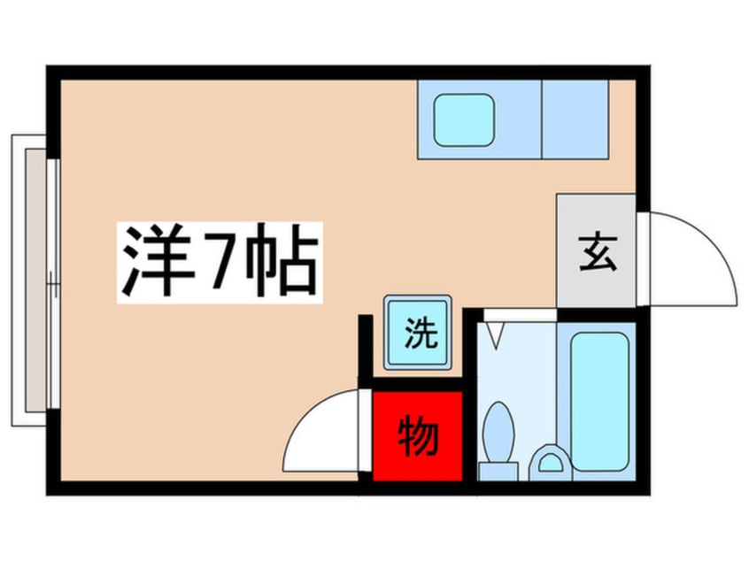 間取図 ハイツ藤
