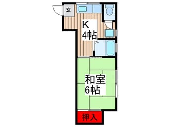 間取図 福島アパ－ト