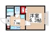 シーダーベルクA 1Kの間取り