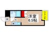 La　Maison　Motoyawata 1Kの間取り
