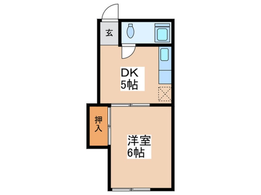 間取図 ビラ長月