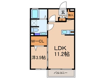 間取図 モナリエ春日Ⅰ