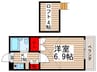 ベラリ－ボ 1Kの間取り