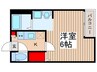 コパン武里 1Kの間取り