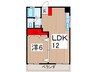 稲福ビル 1LDKの間取り