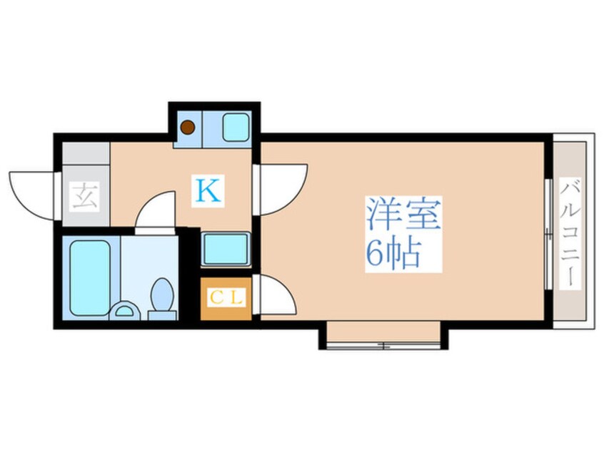 間取図 フェリス中野