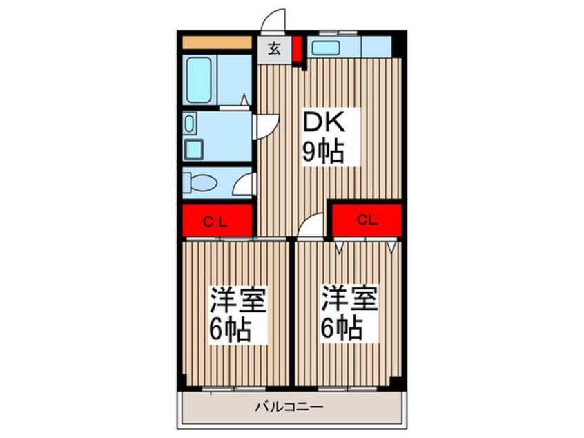 間取図 ビュ－プラザ斉藤１