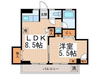 間取図 グリ－ンハイム多田