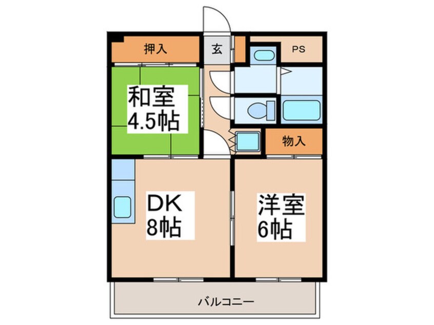 間取図 宮前平中央ハイツ