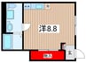 ゲートタウン矢野口 1Rの間取り