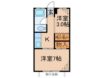 間取図 ニュ－矢島ﾏﾝｼｮﾝ