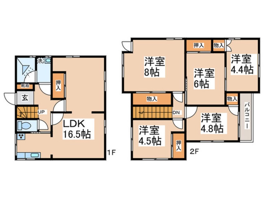 間取図 国分北３丁目戸建