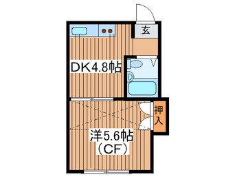 間取図 リベルダージ秦野