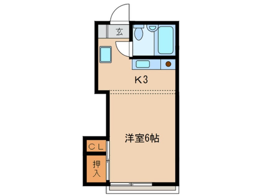 間取図 ハイツたつみ