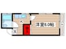 泉ハウス 1Kの間取り
