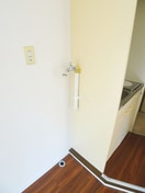 洗濯機置場 バウ猫実