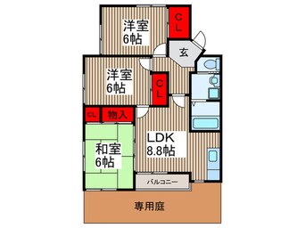 間取図 所沢グリーンハイツ