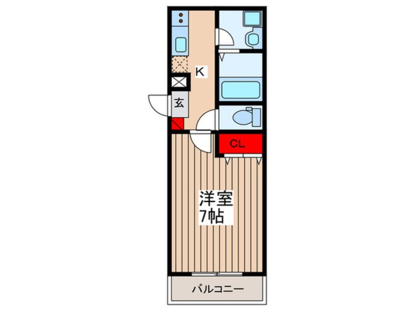 間取図 ジーメゾン島町イゾラ