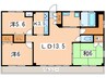ファ－ストシティ－ハウス 3LDKの間取り