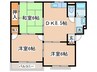 グランディールYAMANI 3DKの間取り