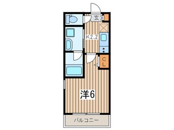 間取図 パルトネール横浜二俣川A