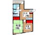 豊岡AIビル 2DKの間取り
