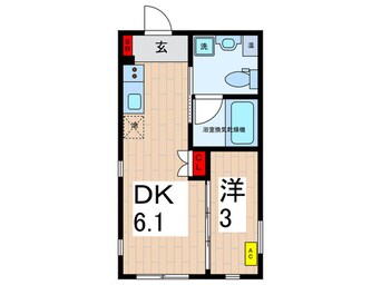 間取図 Comfair菊川