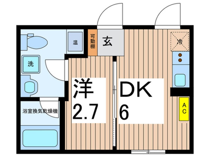 間取図 Comfair菊川