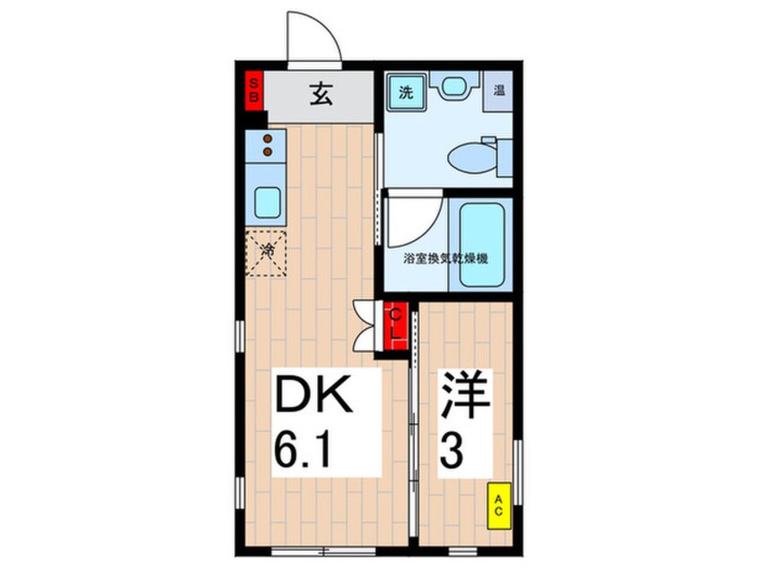 間取図 Comfair菊川