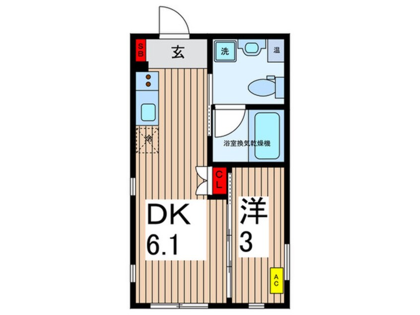 間取図 Comfair菊川