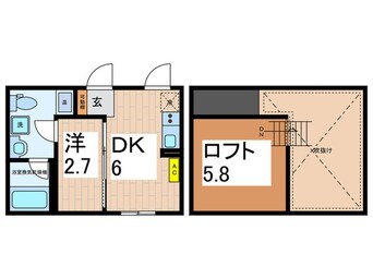 間取図 Comfair菊川