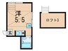 中延ハイツ 1Rの間取り