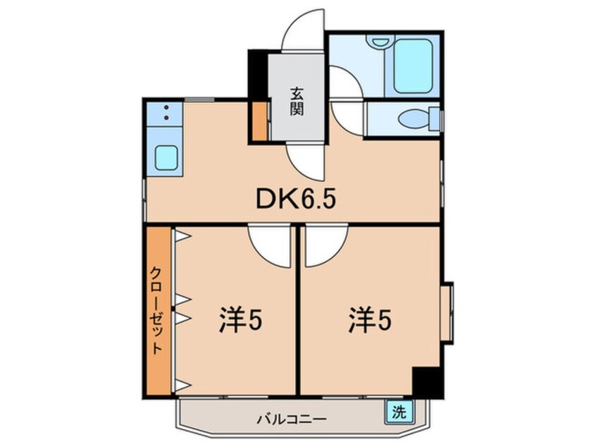 間取図 ＡＮＤＯ ＧＲＥＥＮ ＨＥＩＭ