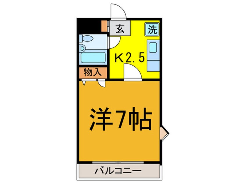 間取図 フジピ－チハイツ