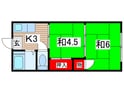 美幸荘の間取図