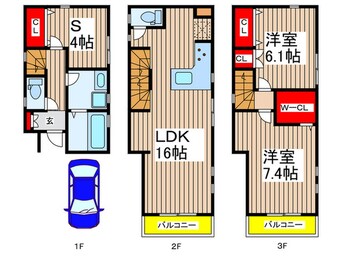 間取図 Kolet原木中山♯07