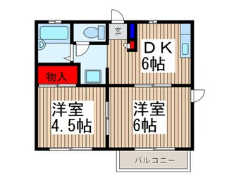 間取図 コーポ浦真