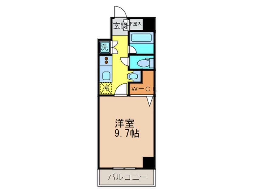 間取図 ＣＩＴＹ　ＳＰＩＲＥ蔵前