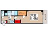 CASA Minamisenjyu 1Kの間取り