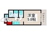 ﾄﾗｲﾑ扇 1Kの間取り