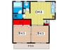 ファミ－ル 2DKの間取り