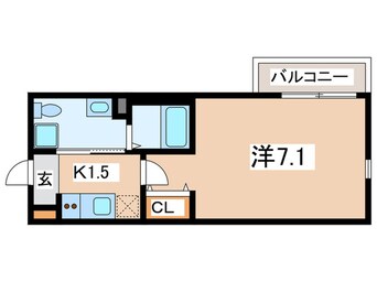 間取図 ベイルーム横須賀衣笠フロント