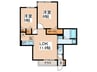 仮）D-ROOM東四つ木B 2LDKの間取り