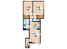 仮）D-ROOM東四つ木B 2LDKの間取り