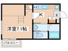 仮)KEIAI RESIDENCE 淵野辺 Ⅱ 1Kの間取り