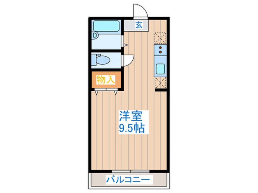 間取図 シャトール祐天寺