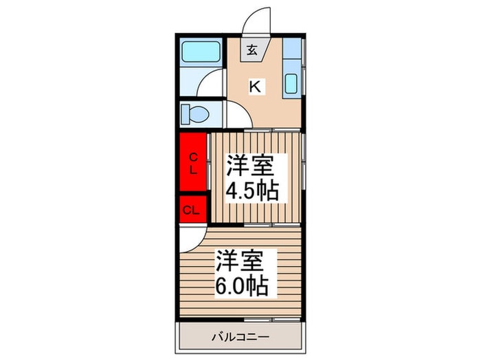 間取り図 コ－ポ富士見野